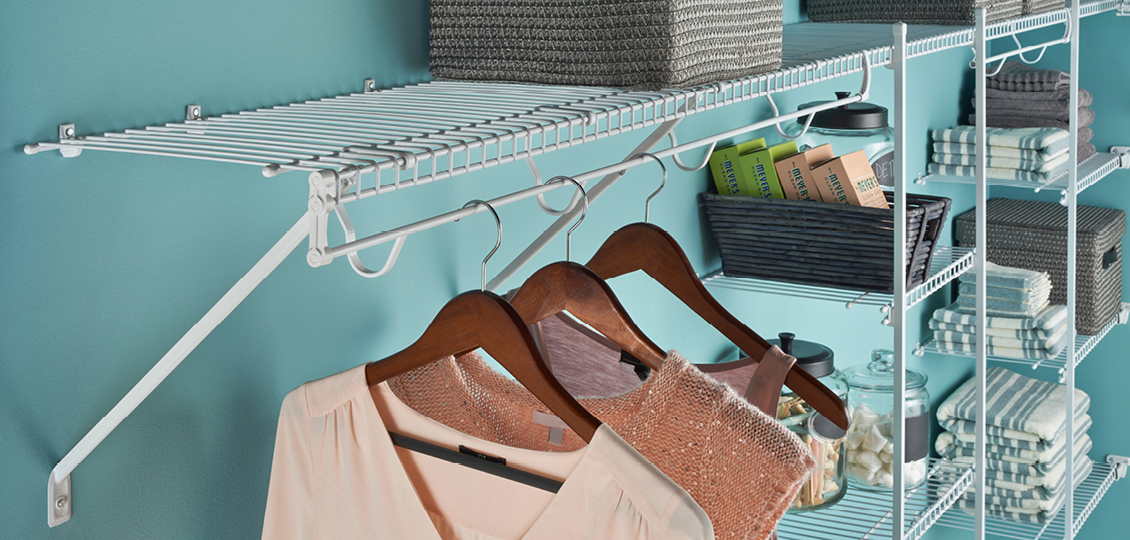 Wire Closet Storage Fixed Mount, Closetmaid Shelving Systems