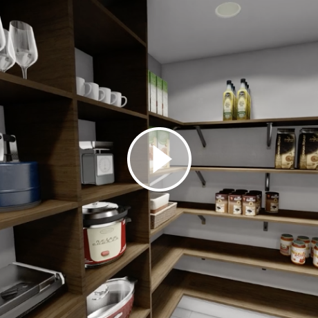 Closetmaidpro Mastersuite And Expressshelf Systems In Walk In Pantry